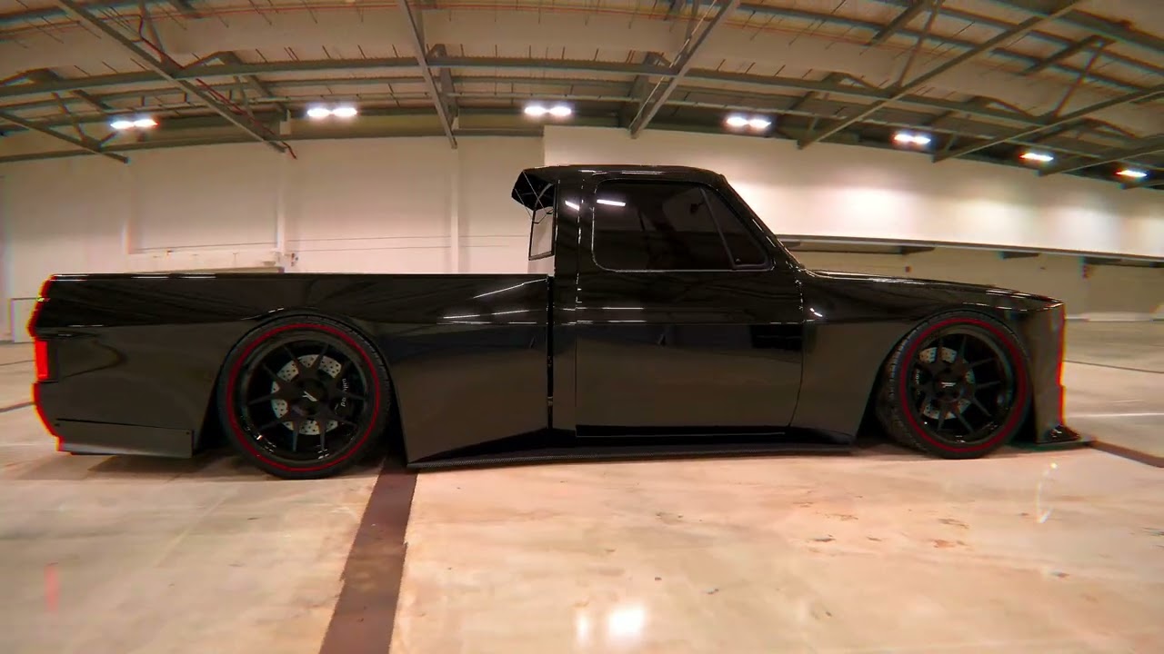 Chevy C10 reimagined with a bold wide body design