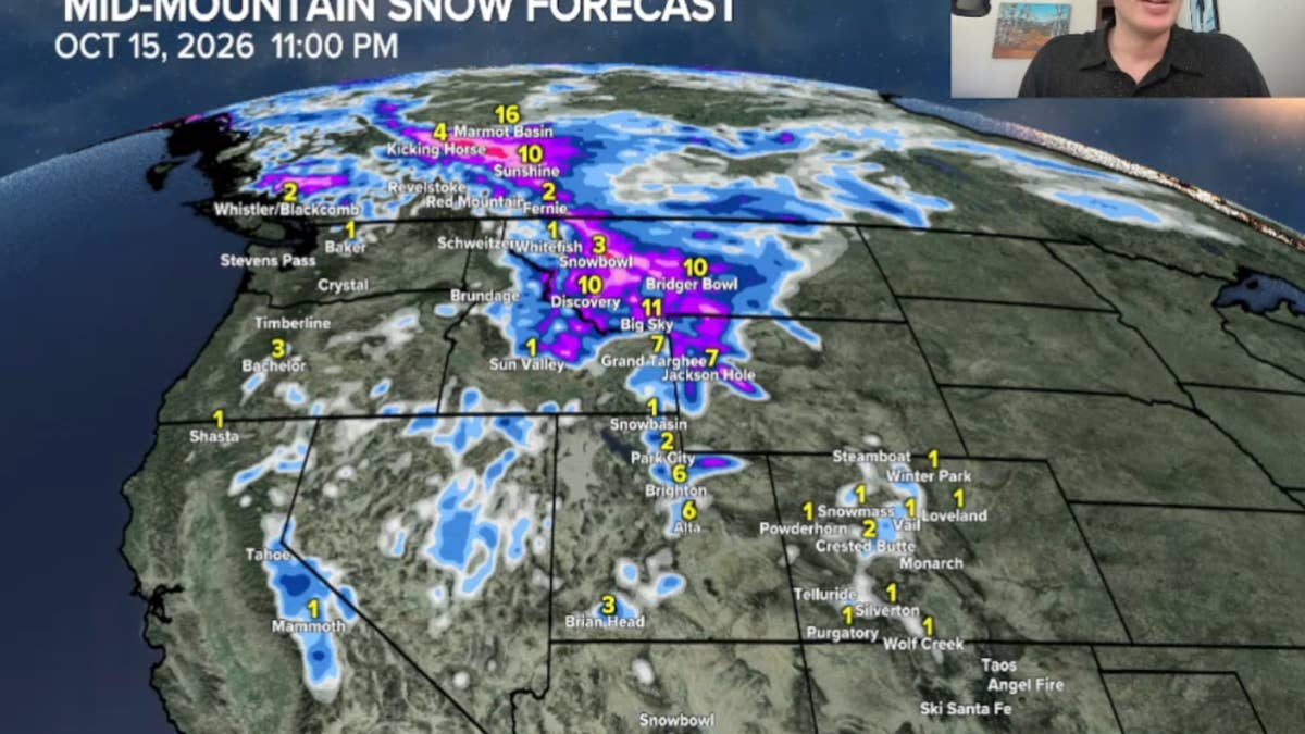 The season's first major winter storm is starting to take shape