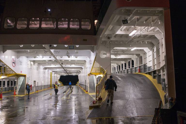 Triangle route back on scheduled two-boat service