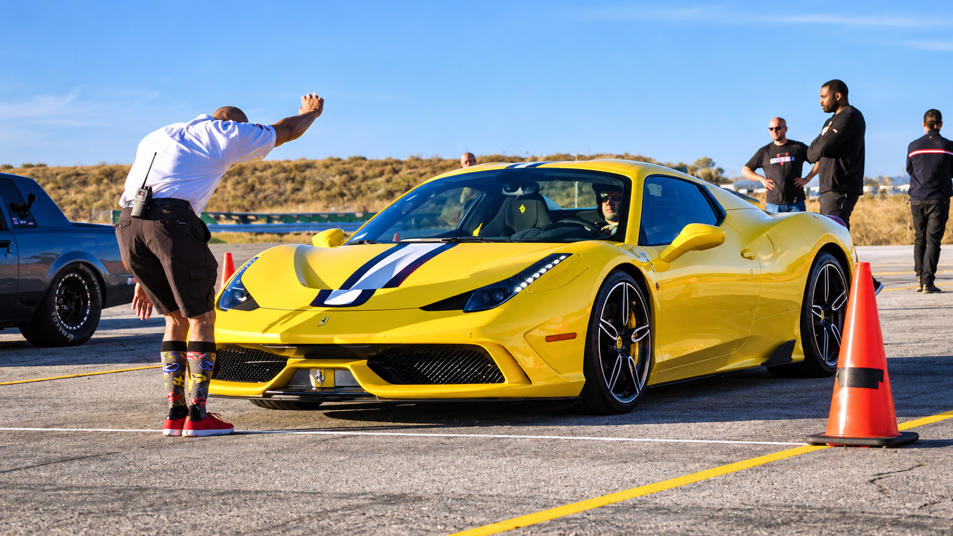 Behind the scenes racing a Ferrari for Netflix
