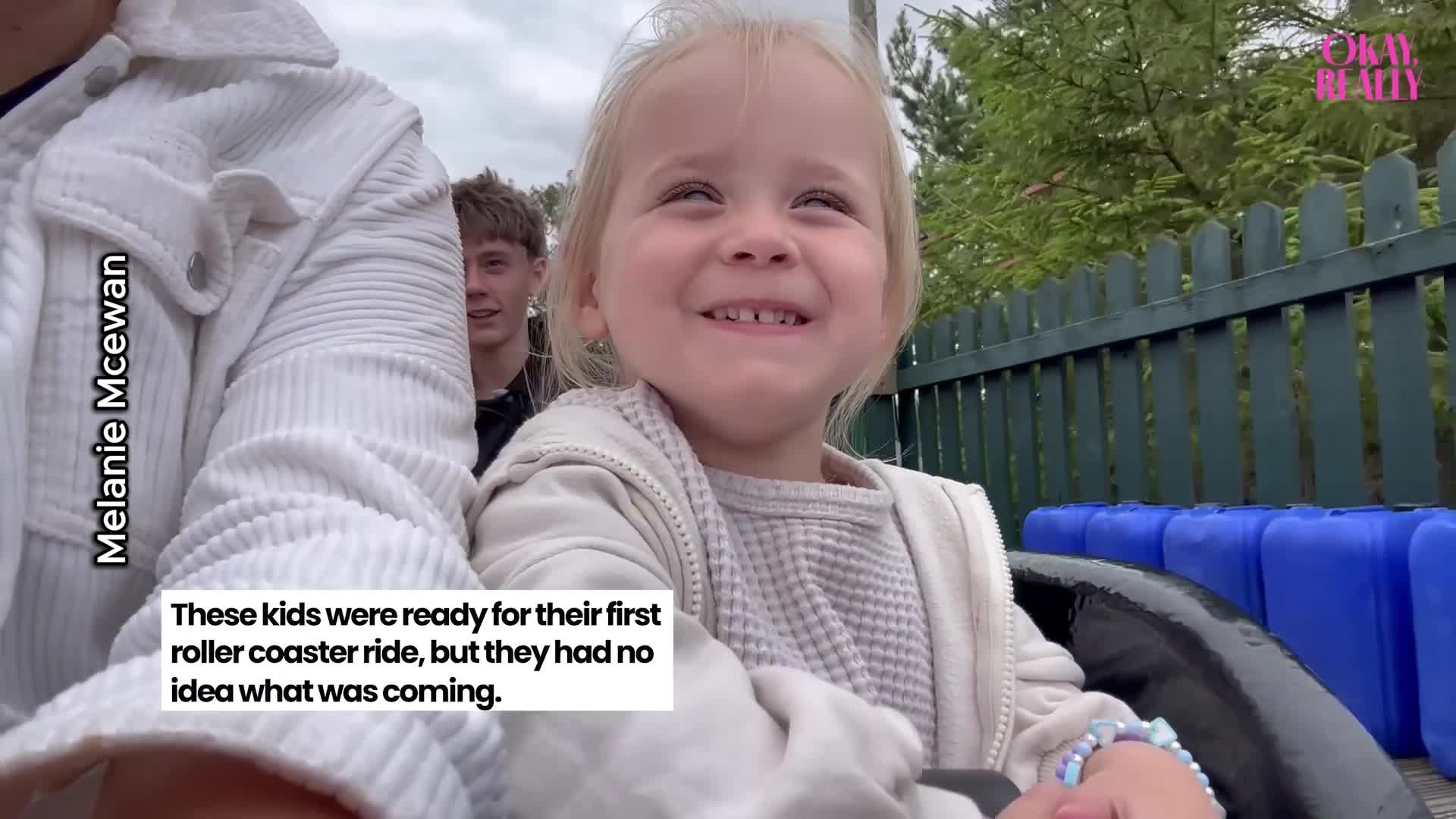 Kids quickly regret getting on these theme park rides
