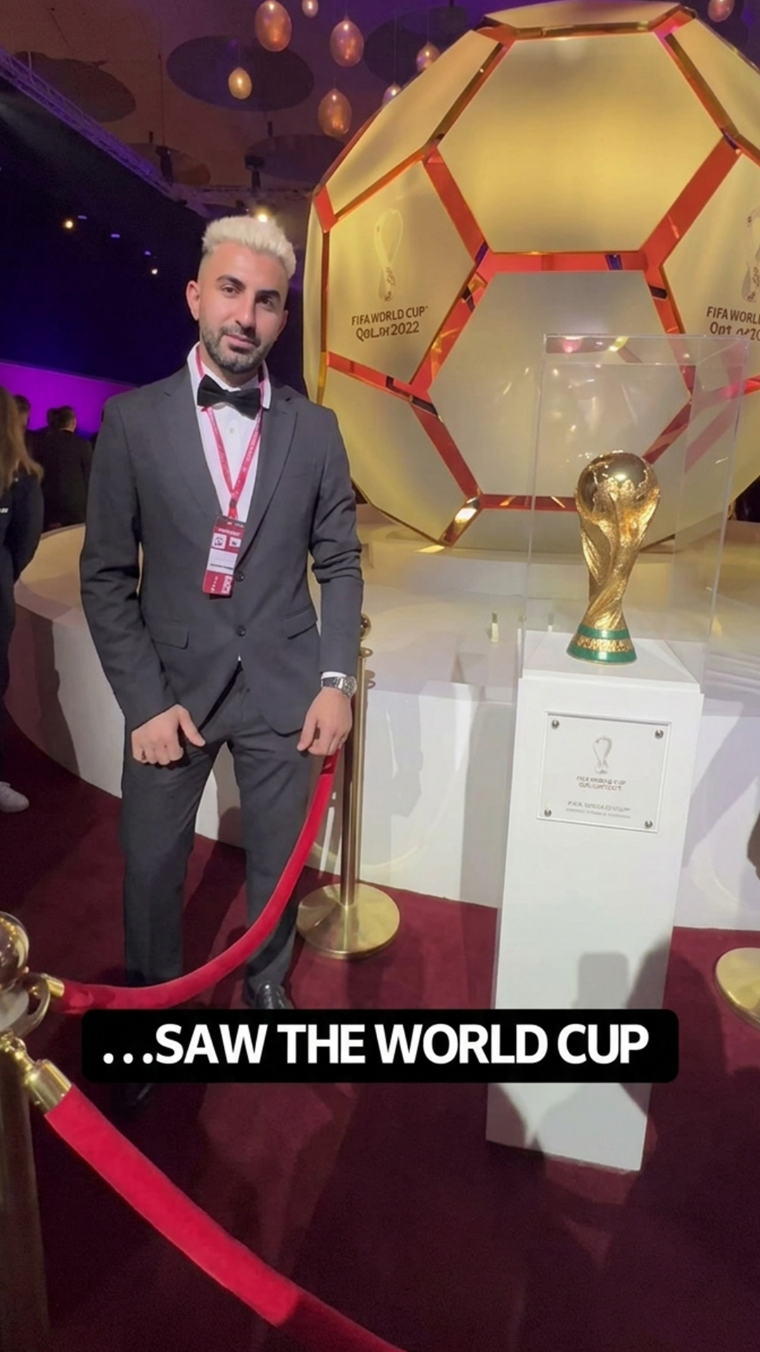 I got invited to the World Cup draw