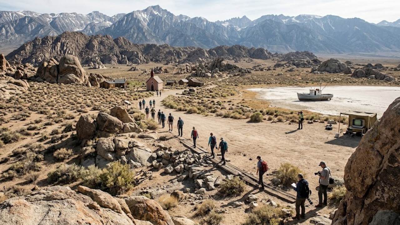 Low-level flights begin to map eastern California geology