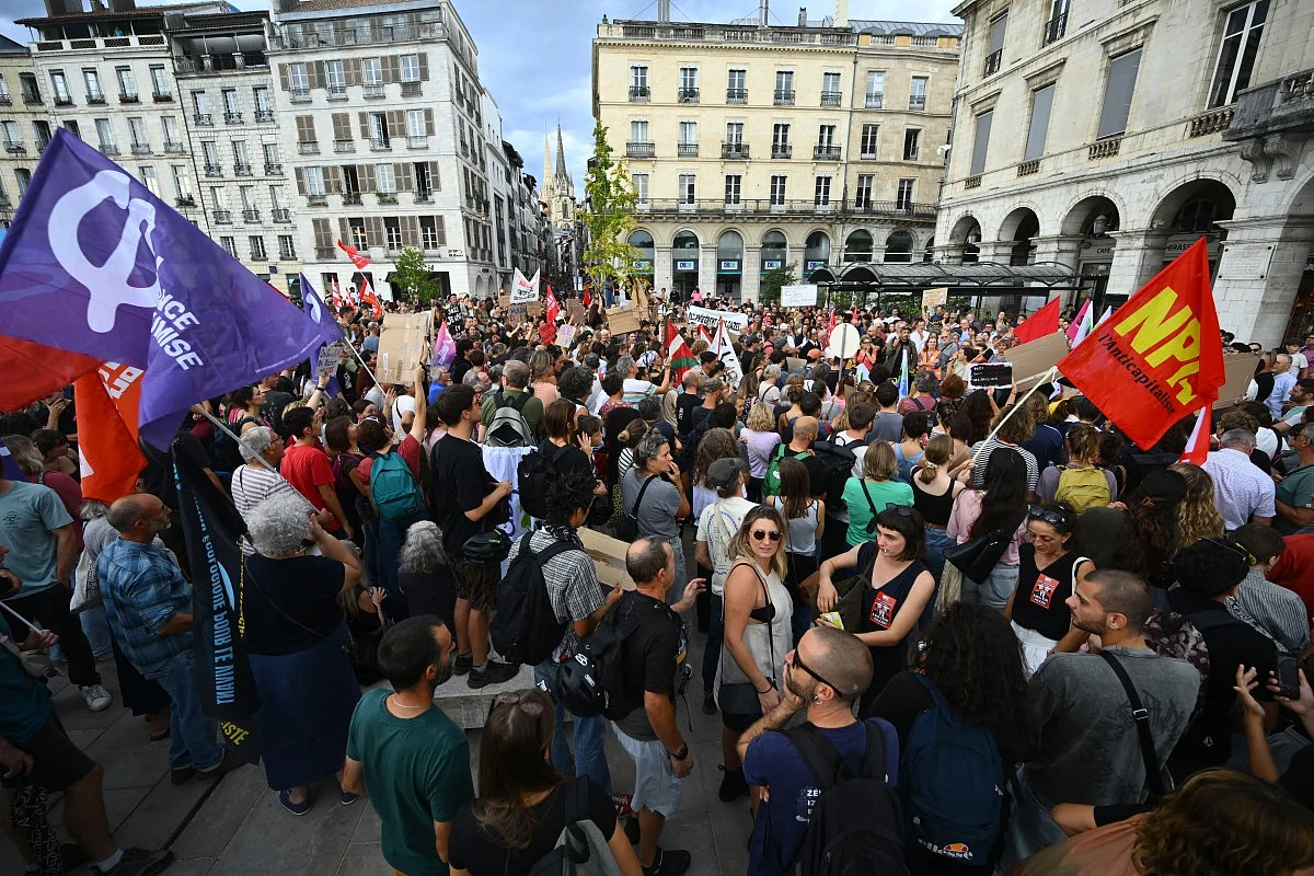 Nearly 500 arrested in French school protests as Macron summons ministers