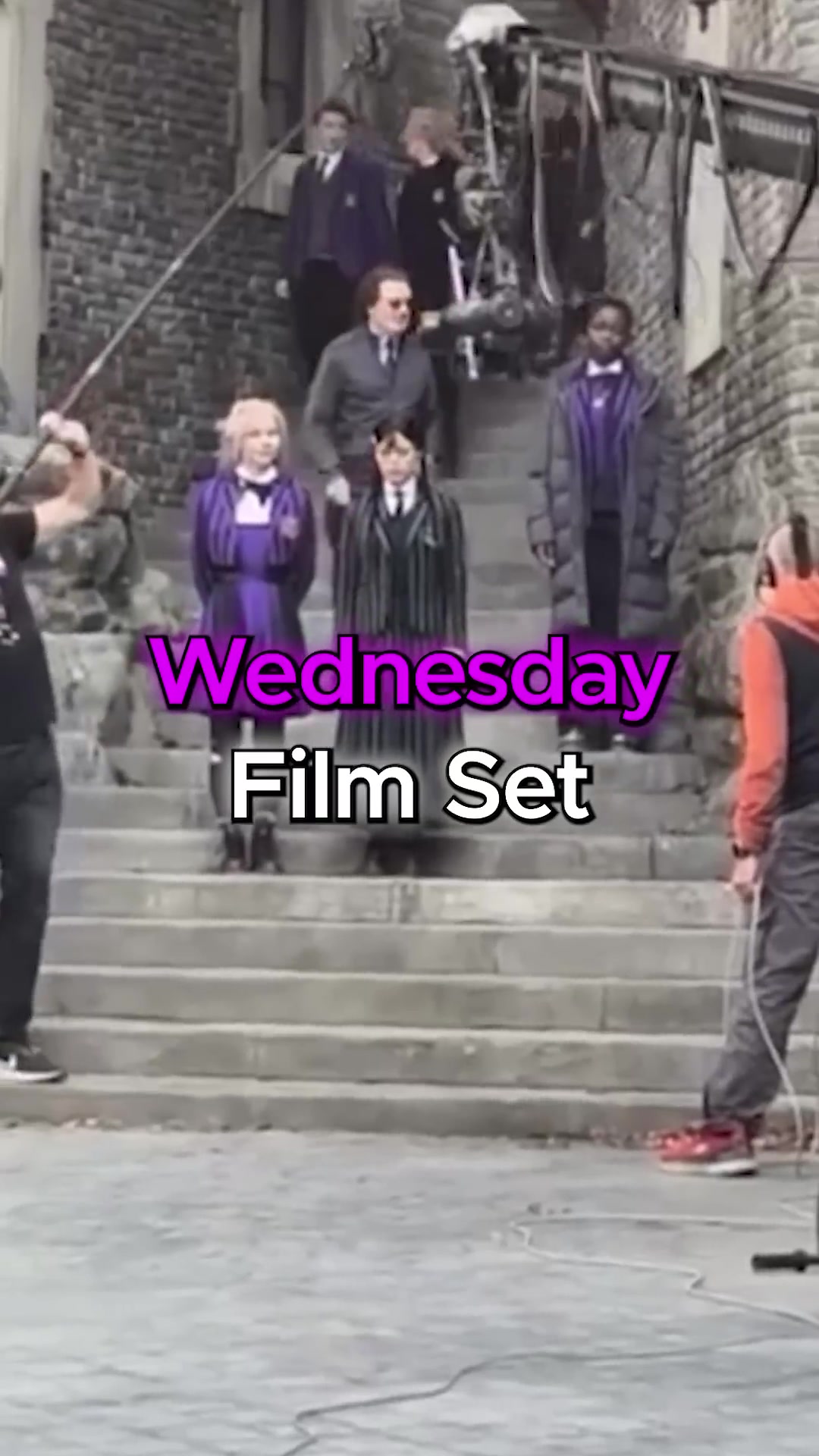 I snuck into Wednesday season 2 (film set)