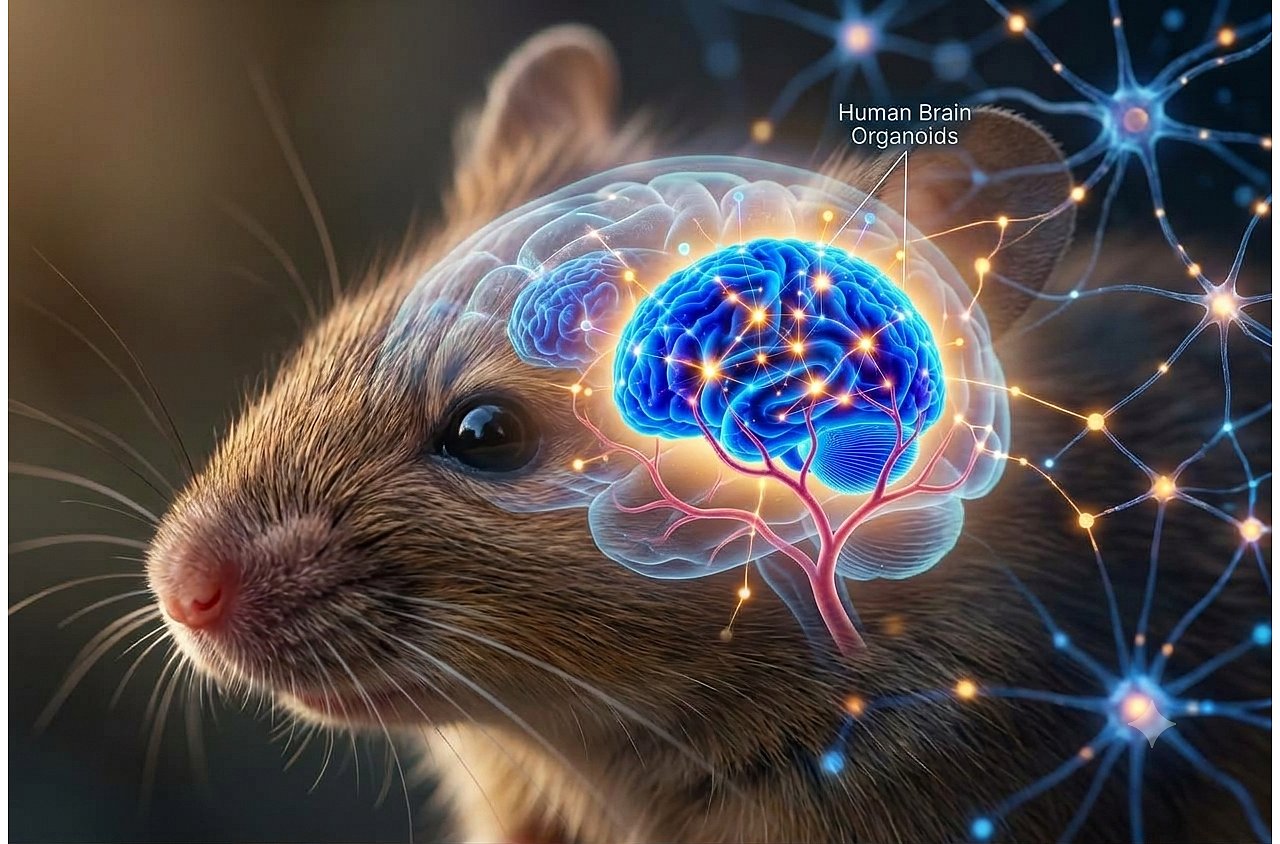 Human brain cells in mice open new window to study neurological disorders