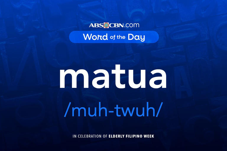 Word of the day for October 7, 2026: matua