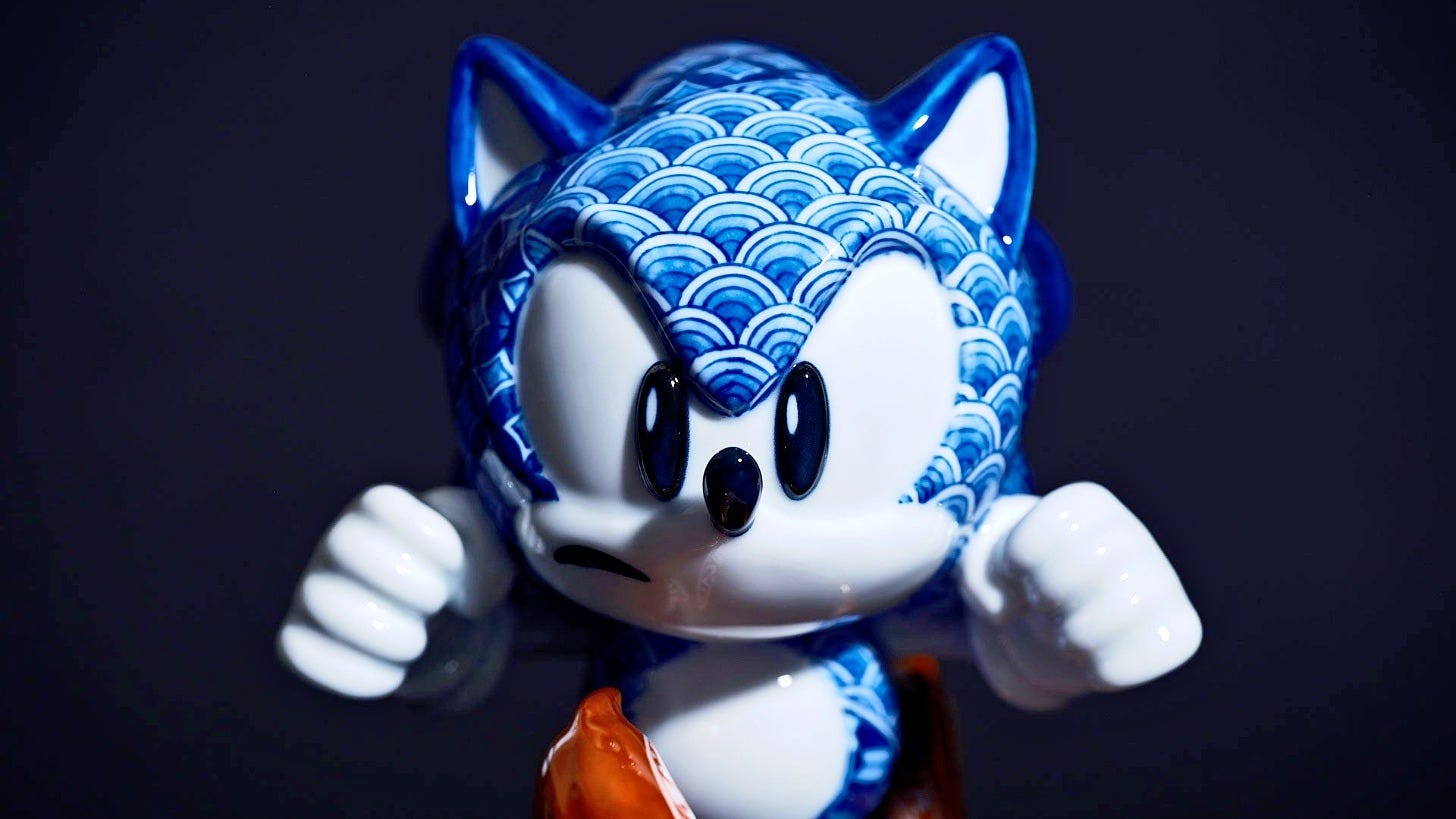 Sonic gets a $7,000 porcelain statue, and only 50 will exist