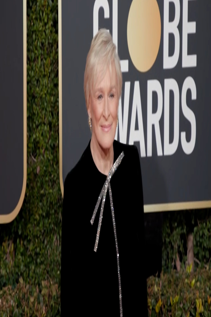 Glenn Close radiates elegance at the Golden Globe Awards