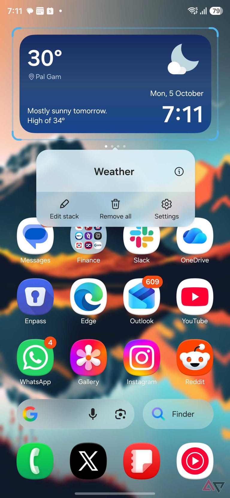 This hidden One UI widget trick completely changed my Samsung home screen
