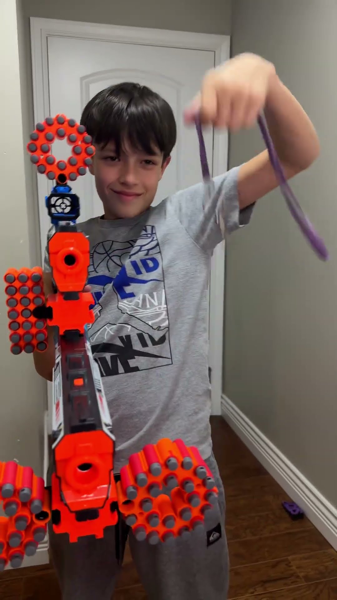 Epic dad vs son Nerf battle royale: Custom blasters & secret armor!