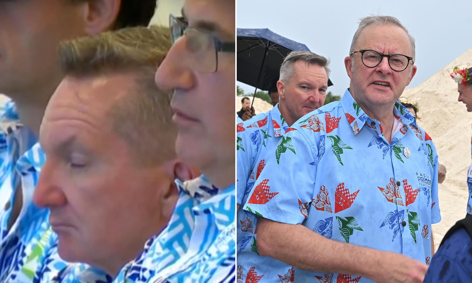 Chris Bowen appears to fall asleep at taxpayer-funded climate change ...