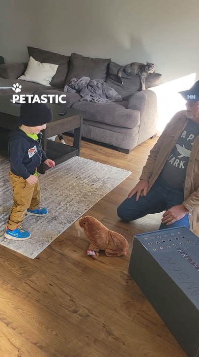 Grandfather surprises grandson with a unique gift