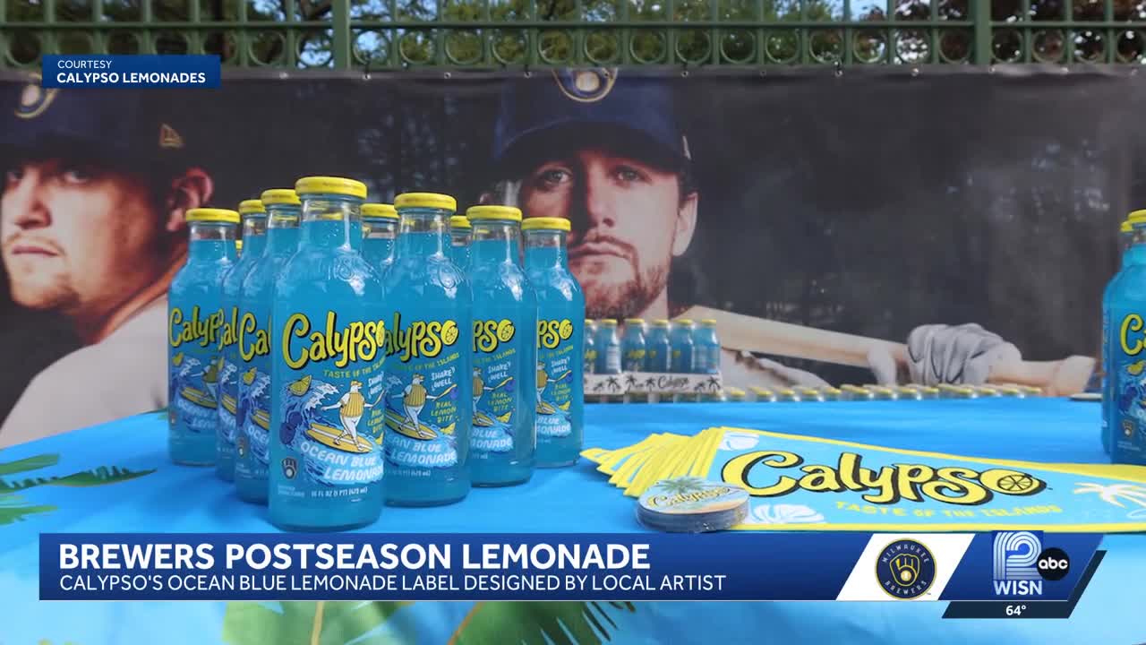 Calypso Lemonade rolls out limited-edition Brewers postseason bottle