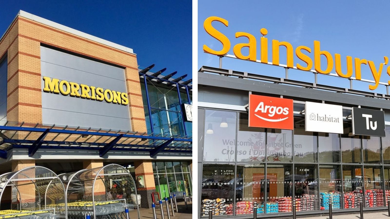 Sainsbury’s and Morrisons discussed major supermarket merger