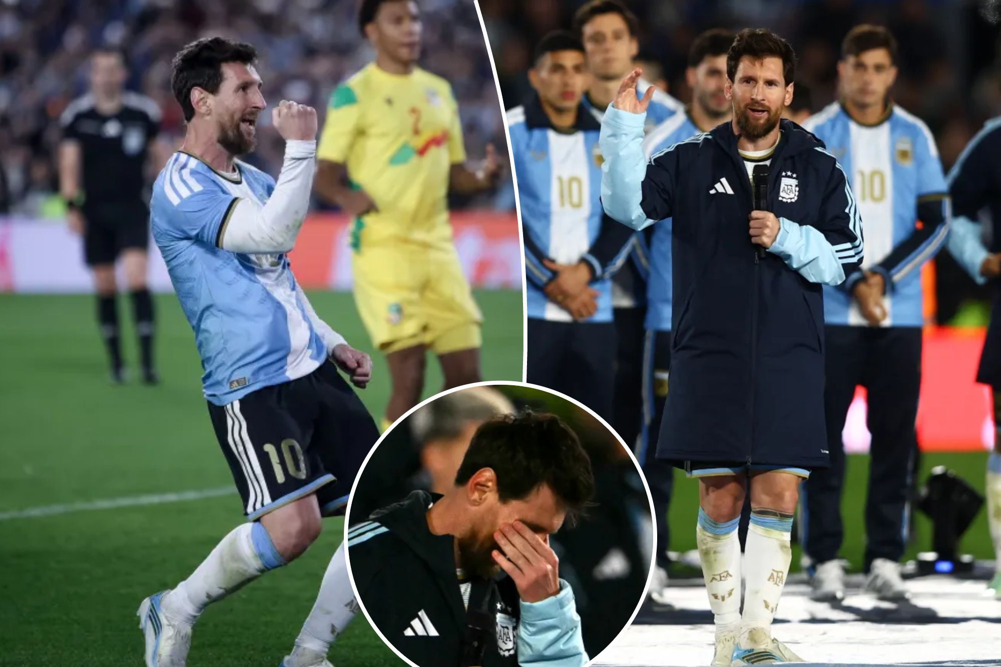 Lionel Messi’s tearful Argentina sendoff fittingly comes with goal, two assists: 'Will miss all of you'