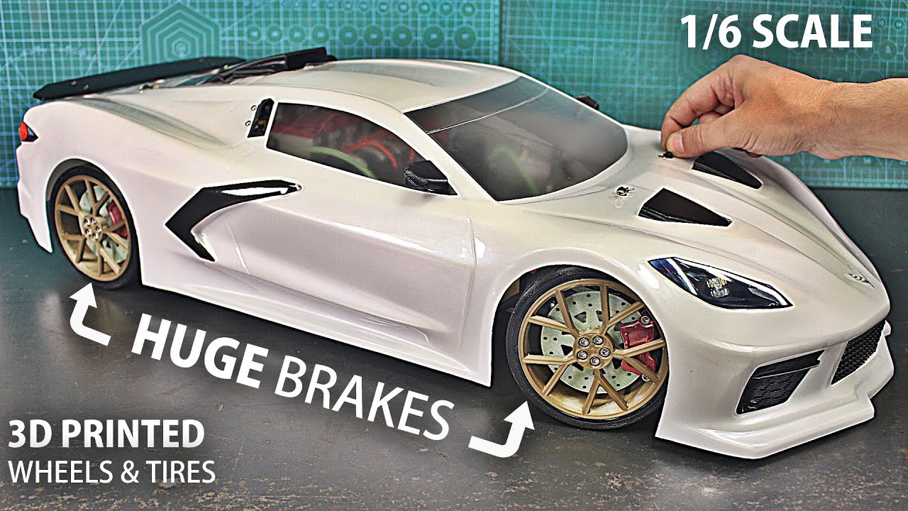 Upgrading a four cylinder RC car with hydro brakes and cooling