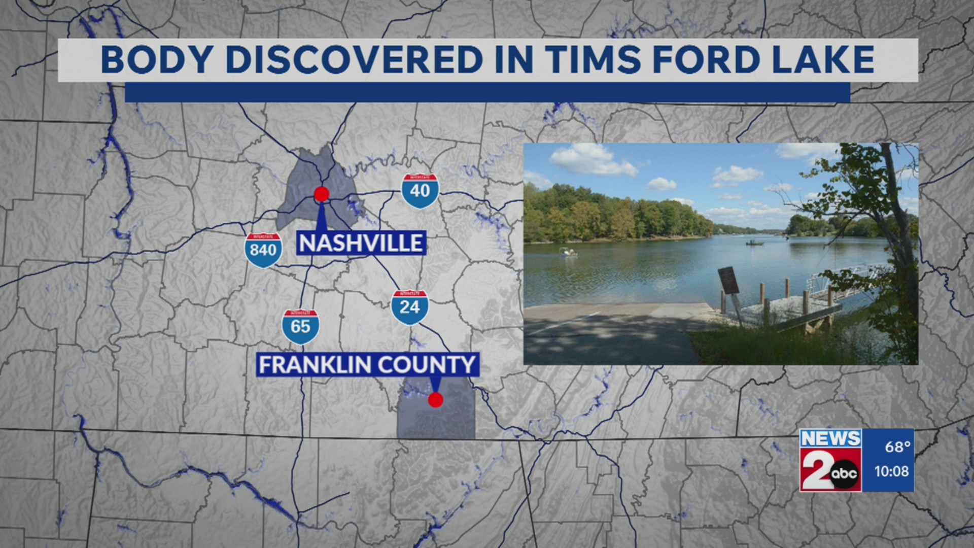 Body found in Tims Ford Lake, officials say