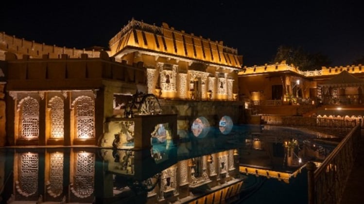 This palace in Jodhpur is a lesson in the art of the royal wedding