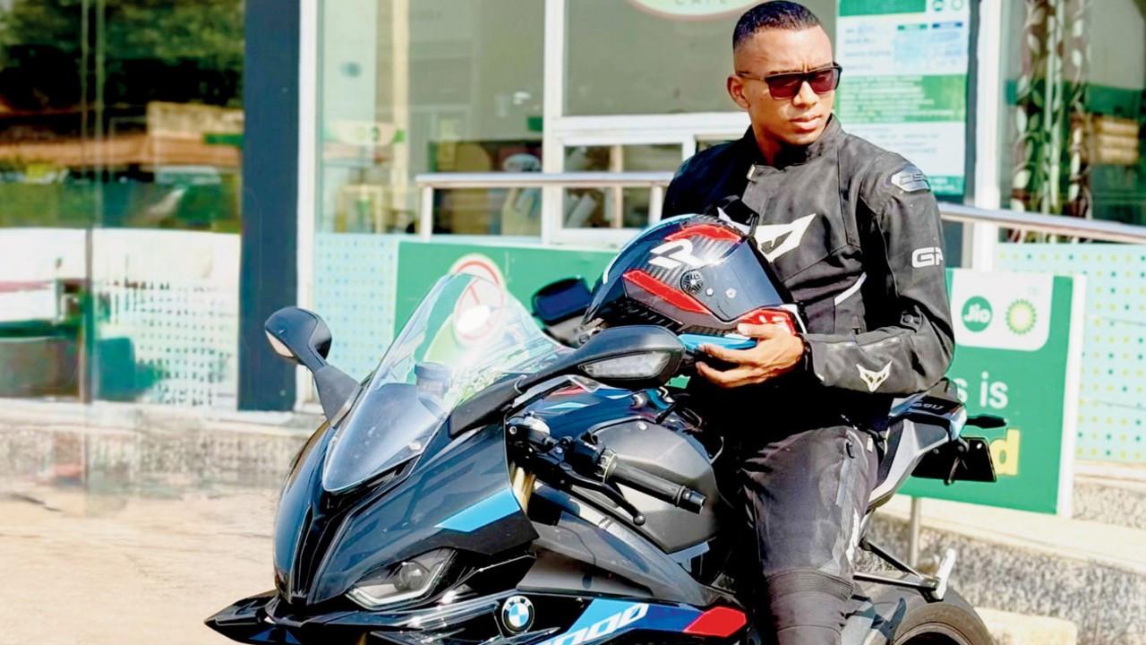 Animesh Kujur enjoys high-end European sports bike ride