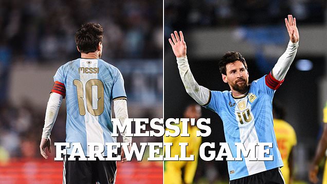Messi bids tearful 'adios' to Argentinian career after Benin win