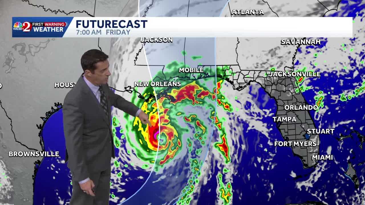 Tropical Depression Nine forecast to quickly strengthen in Gulf, NHC says