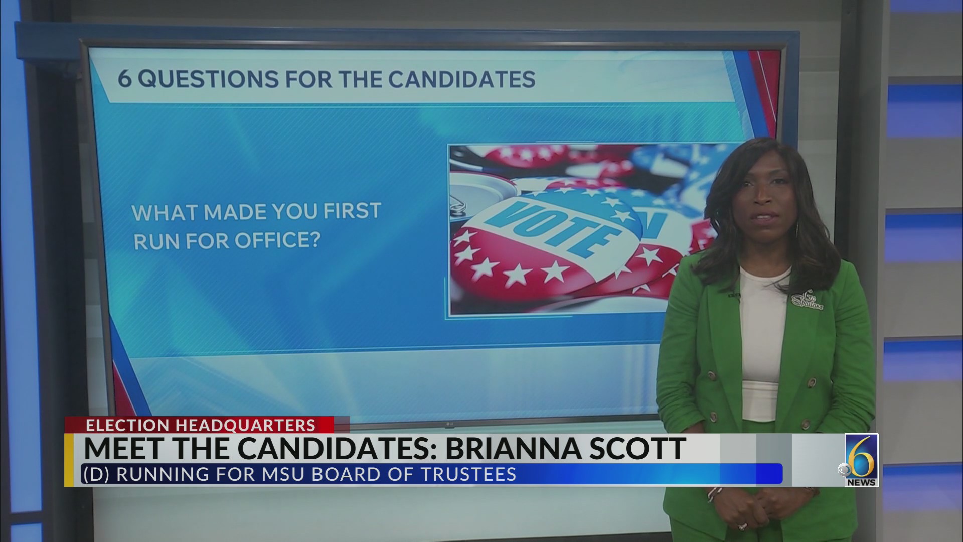6 questions for MSU Board of Trustees candidate Brianna Scott