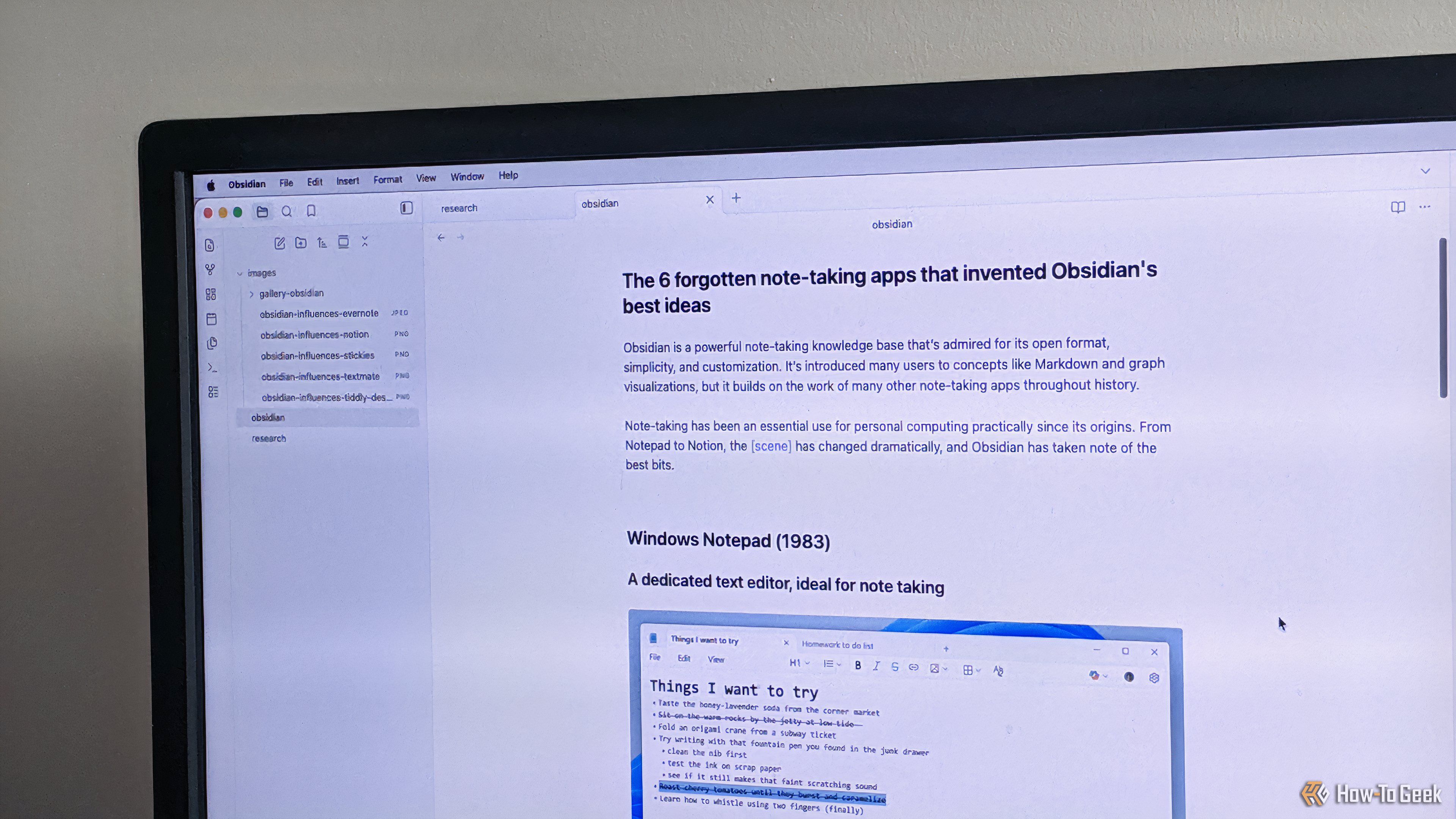 How these 6 classic apps shaped Obsidian into the ultimate note-taking tool