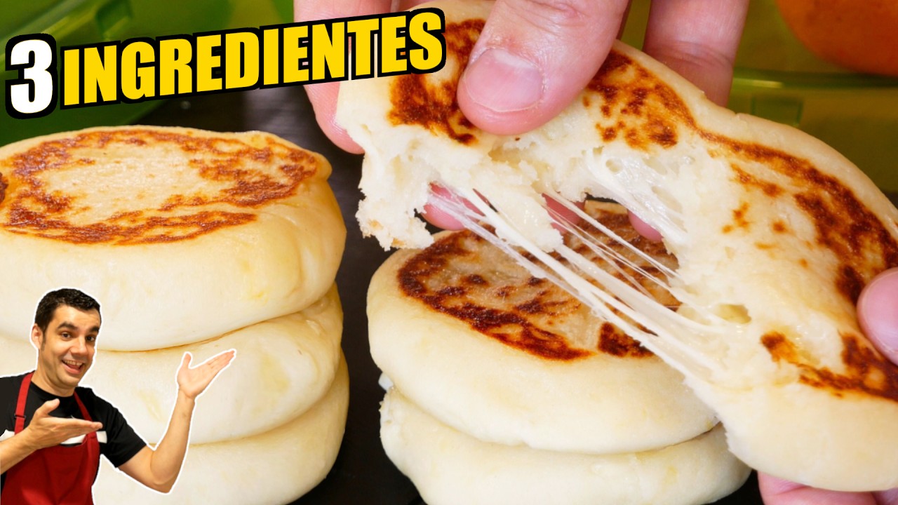 Tortitas de patata con 3 ingredientes fáciles y sin freír