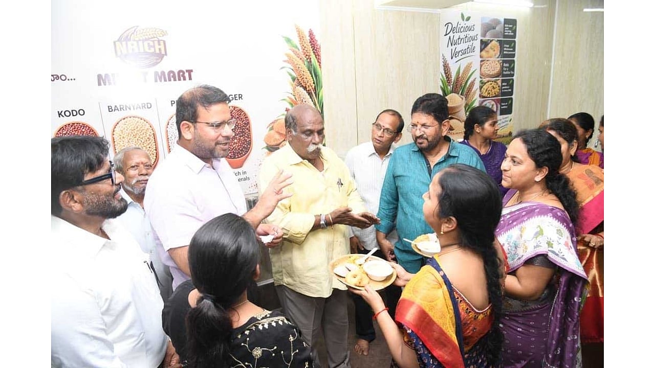 Millet canteen set up at GVMC head office