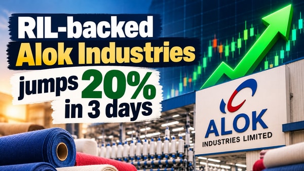 Mukesh Ambani-led RIL-backed Alok Industries jumps 20% in 3 days: Buy ...