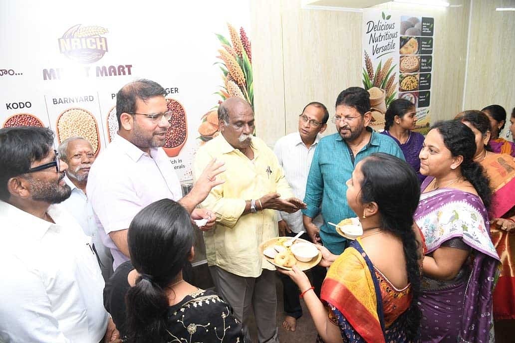 Millet canteen set up at GVMC head office