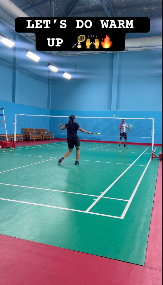 Simple warm up exercises for badminton