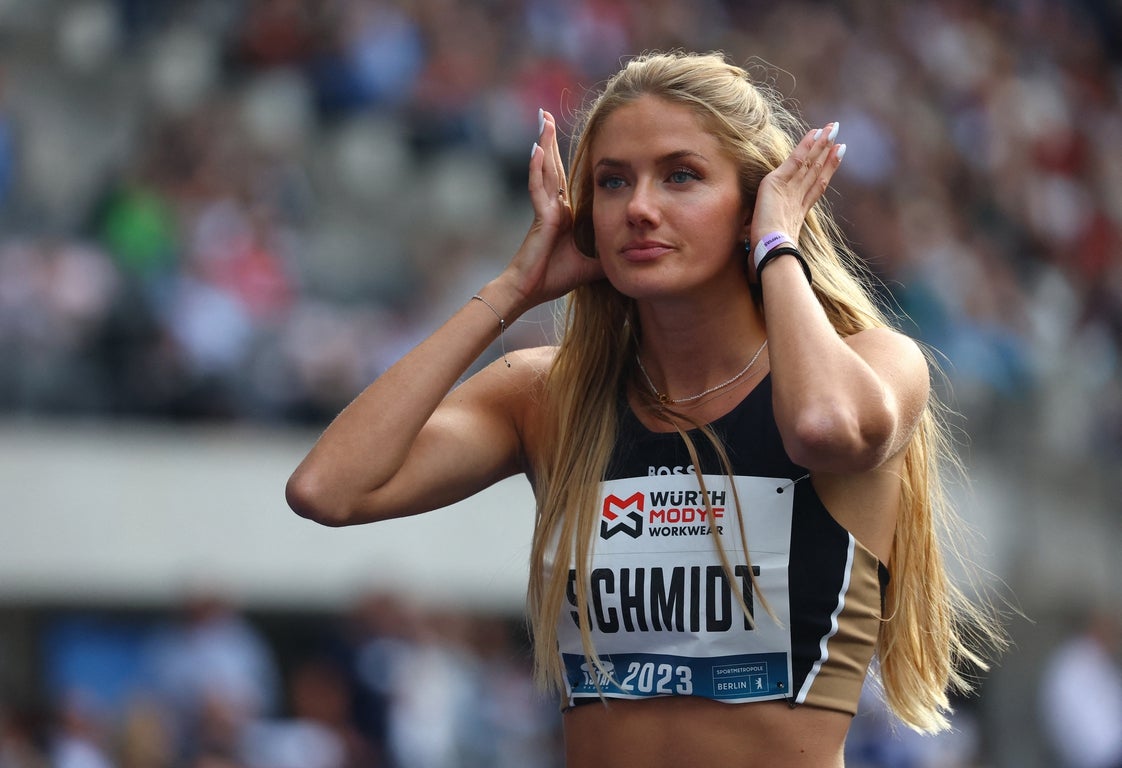 Alica Schmidt, German track star and social media sensation, shines on ...