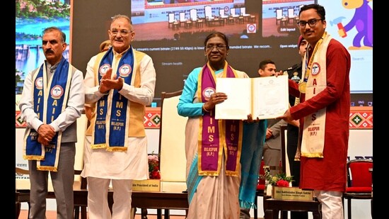 AIIMS Bilaspur’s 1st convocation: President urges graduates to serve in ...