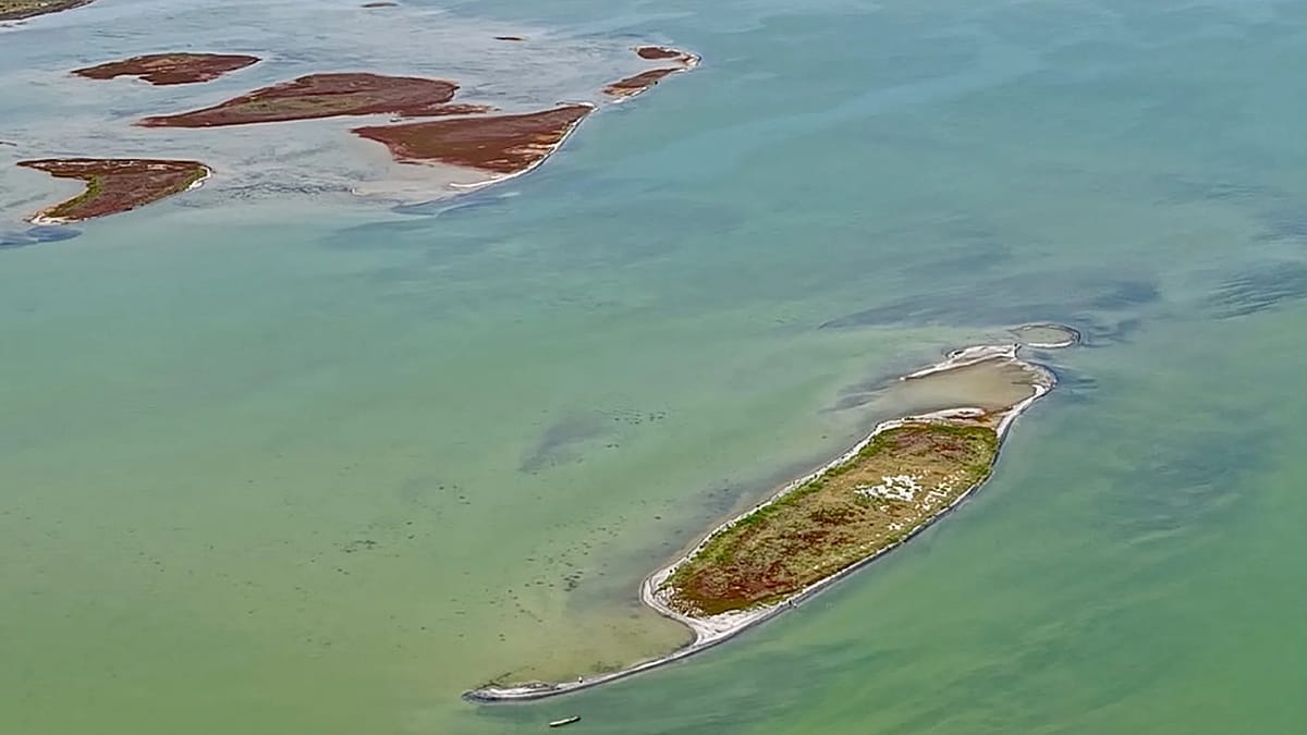 The Caspian Sea has been shrinking for decades. Now, a new island has ...