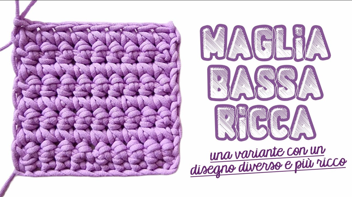 Una nuova tecnica per lavorare la maglia bassa all’uncinetto
