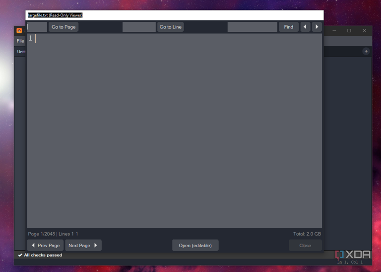 Notepad can't handle large files, but this lightweight alternative ...