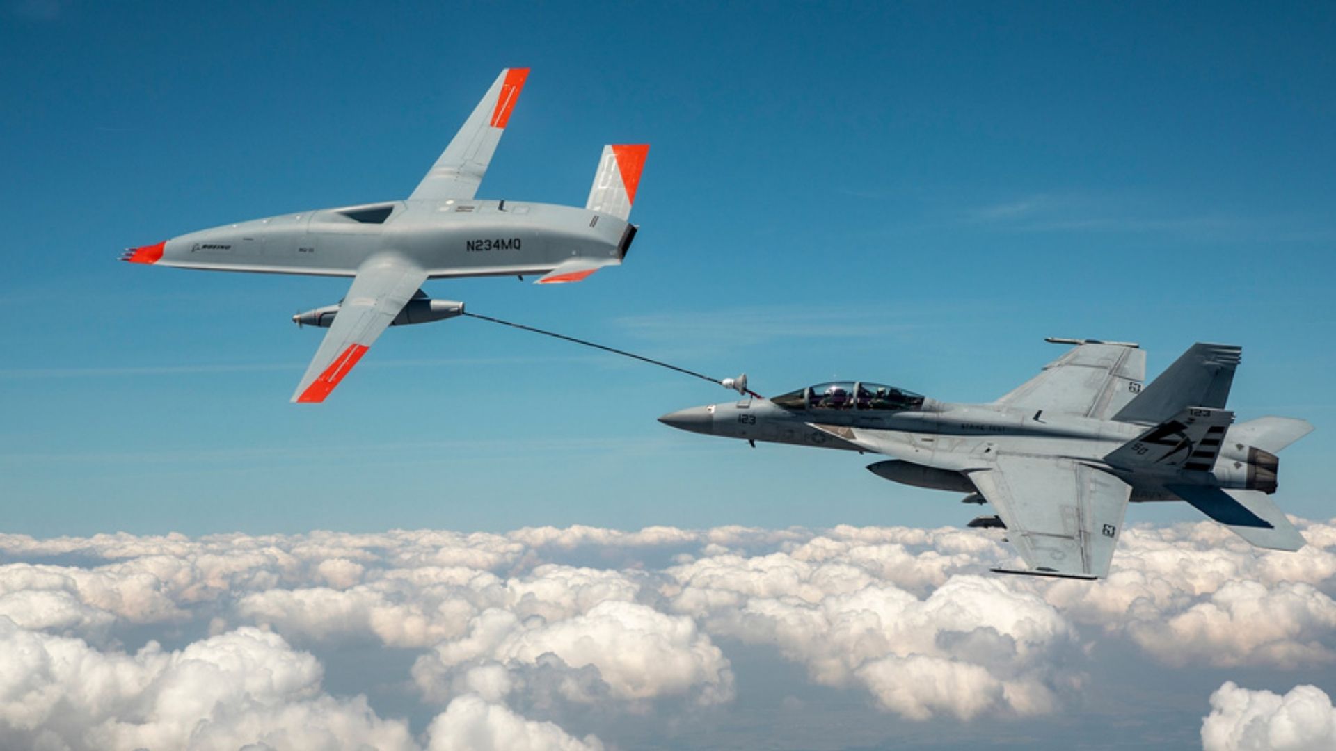 Boeing tests software that connects Super Hornet fighters with MQ-25A ...