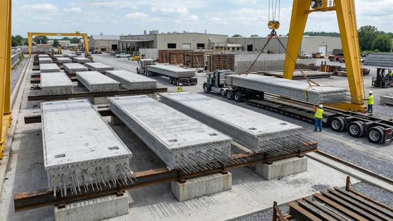 Maryland bridge project savings: Precast slabs cut work from 15 to 3 ...