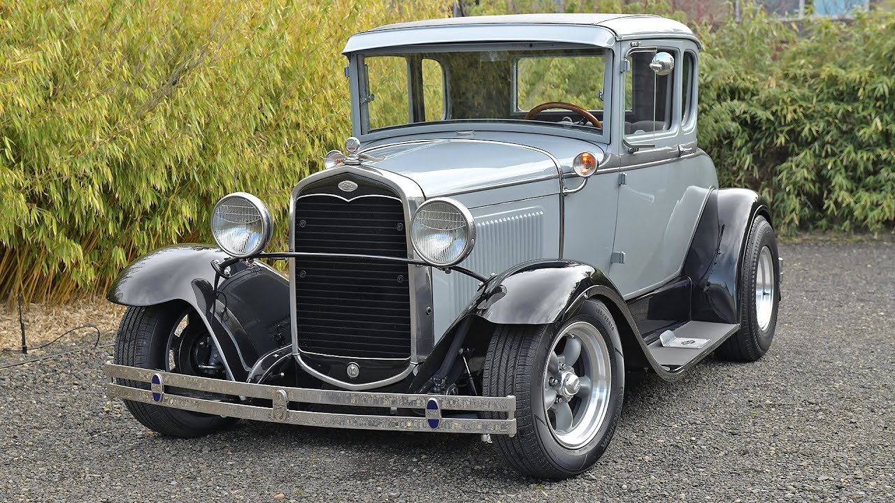 Modified 1931 Ford Model A coupe takes to the road