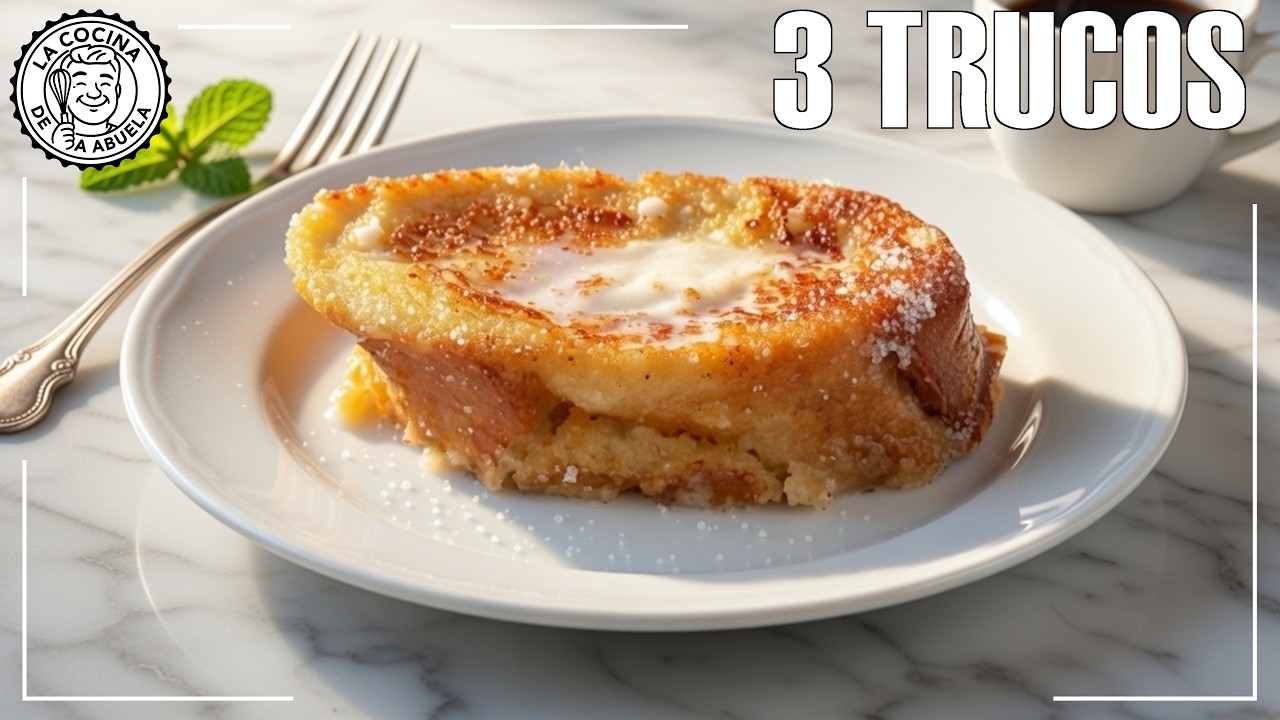 No tires el pan duro: torrijas sin freír, más ligeras y jugosas