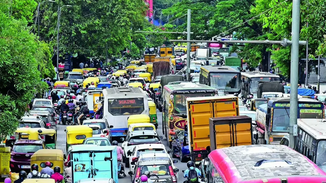 Bengaluru commute sparks debate: Viral X post shows 1 hr 57-min ride ...