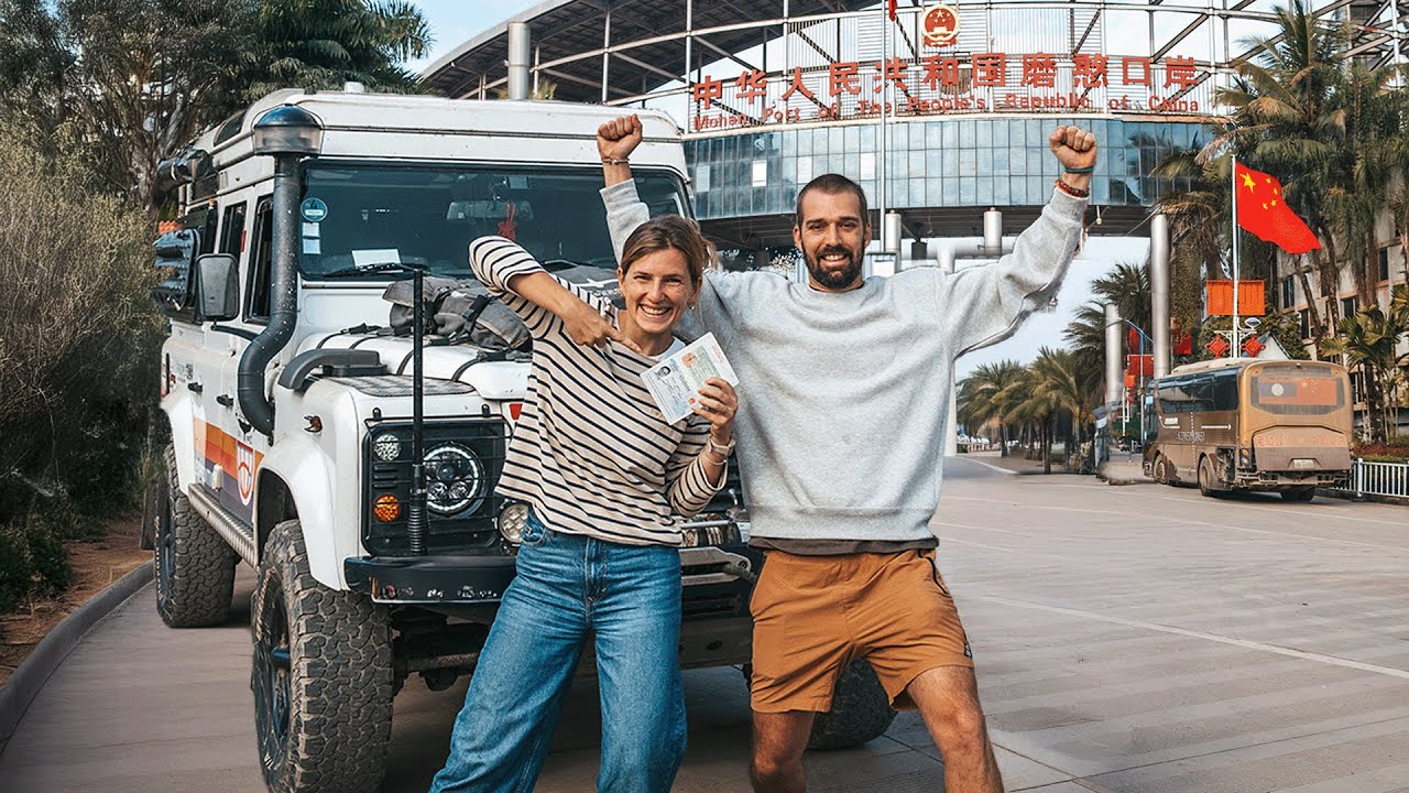 Asia’s most challenging border crossing in our Land Rover Defender