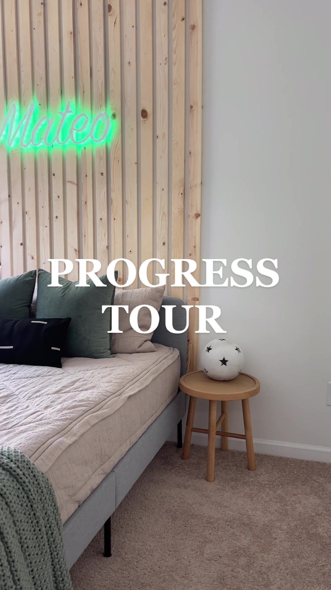 Boys room makeover before and after transformation
