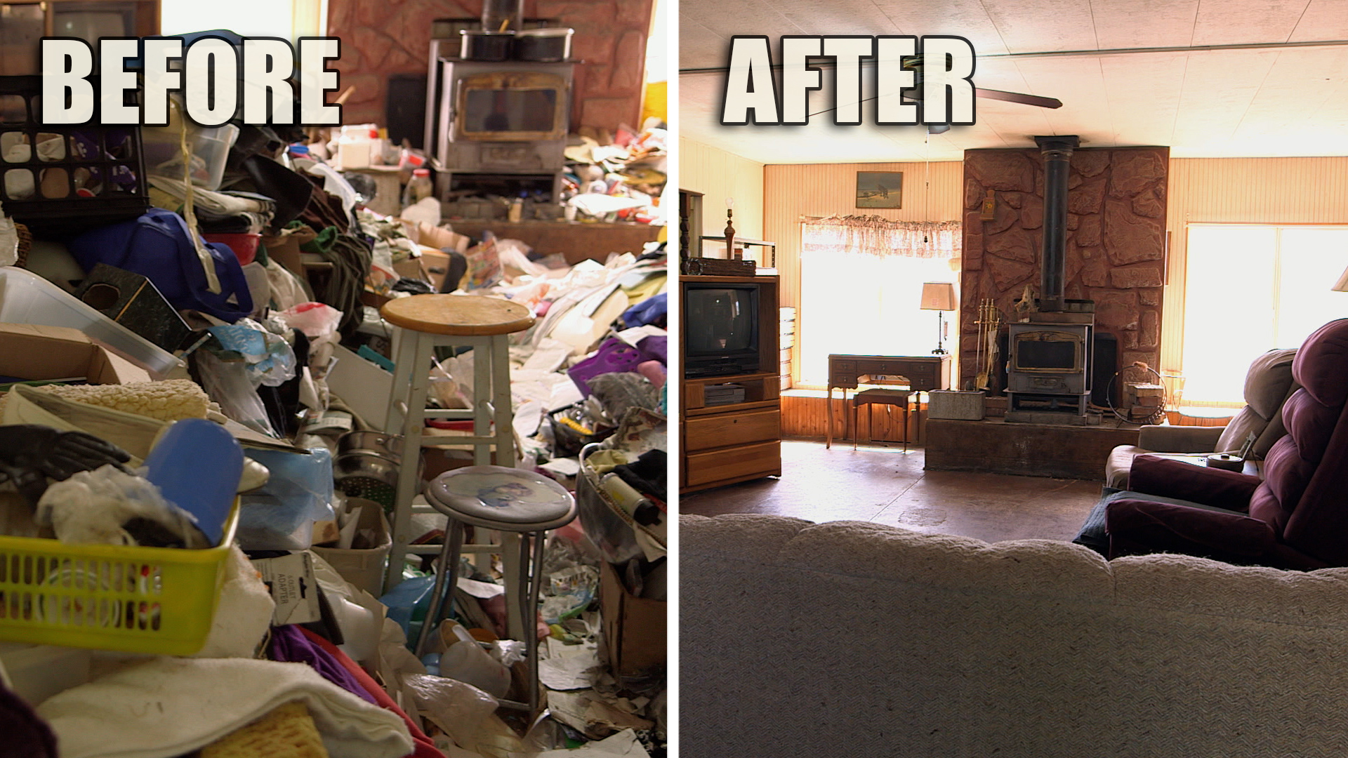 32,000 pounds of trash fill hoarding couple's paradise | Hoarders