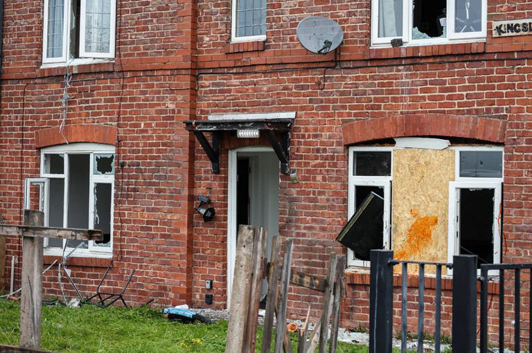 Salford HMO trashed with front door thrown through window after social ...