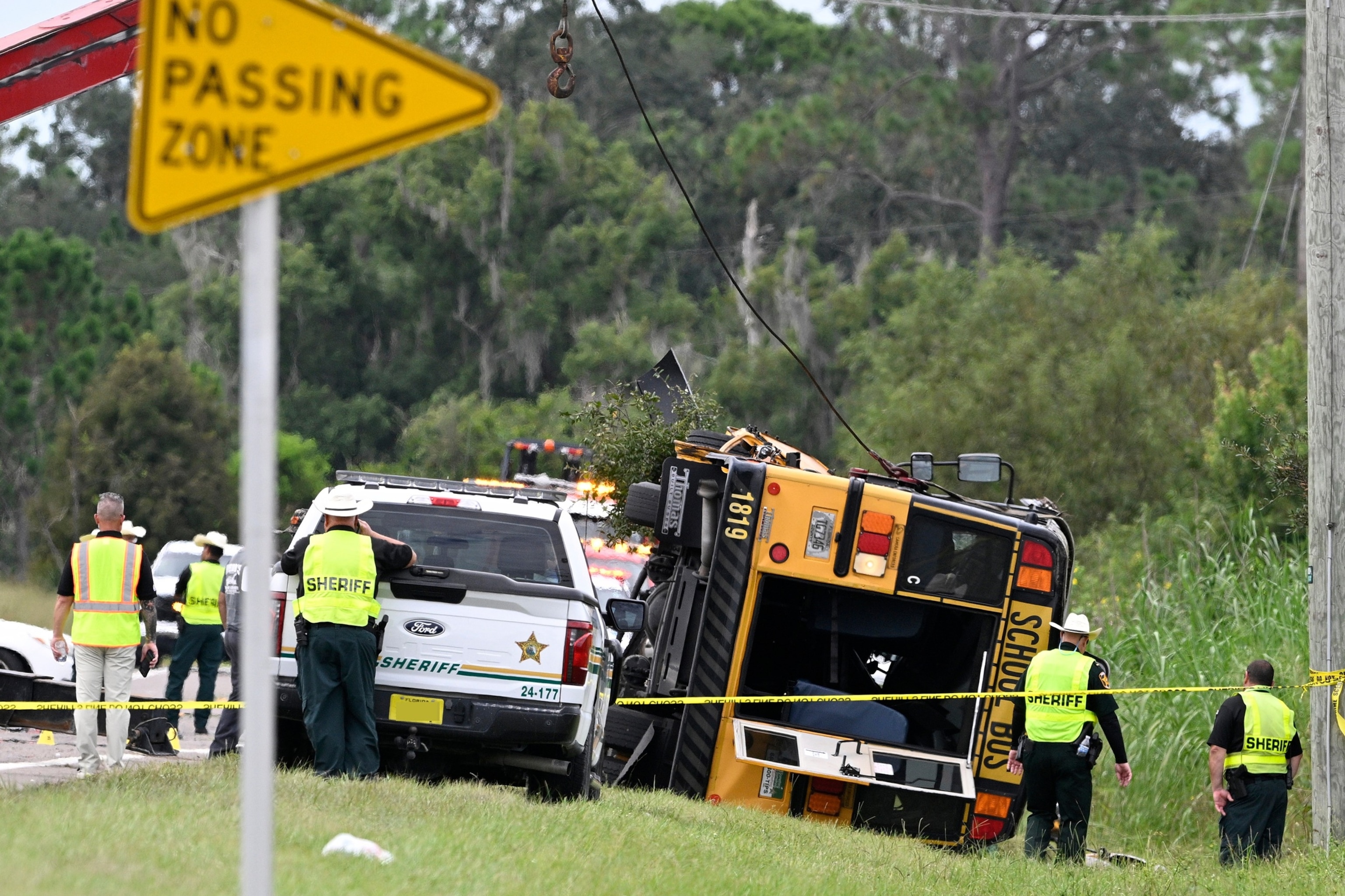 2 dead, multiple injured in school bus crash with children on board