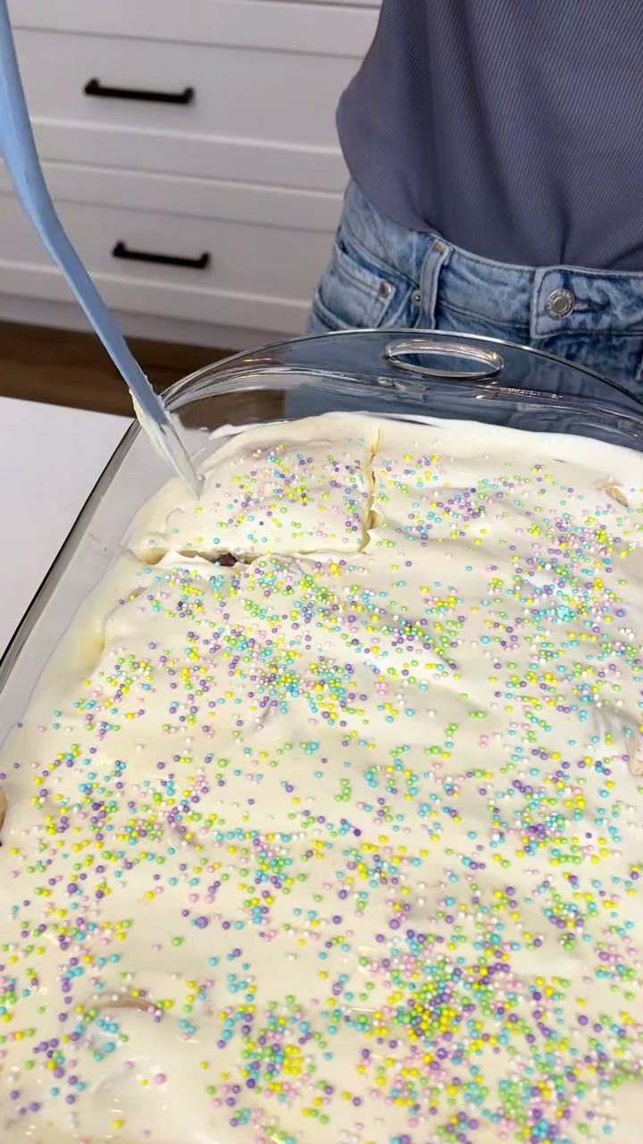 Spring dessert with Little Debbie cakes