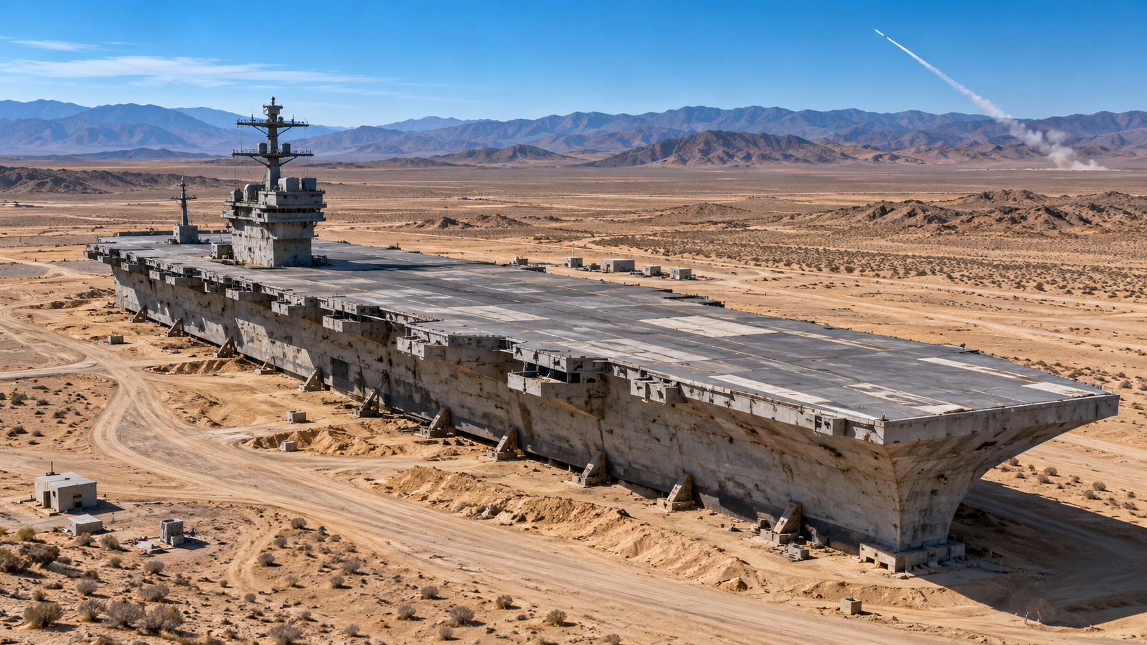 Why China built fake American aircraft carriers in the desert